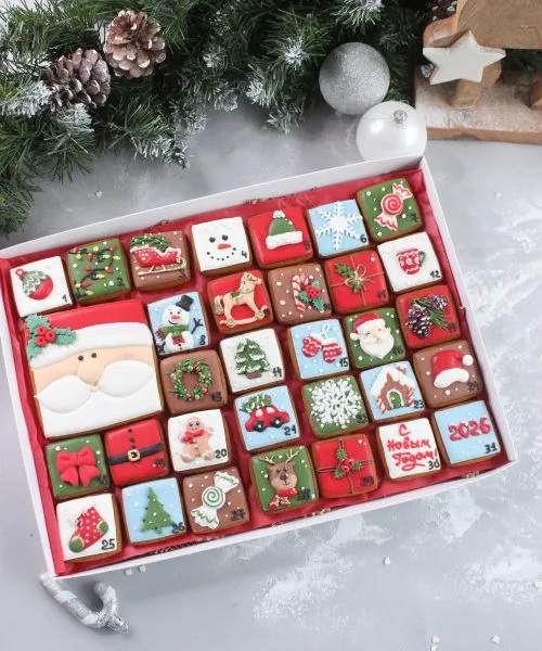 Имбирный Пряничный Адвент-Календарь Н1