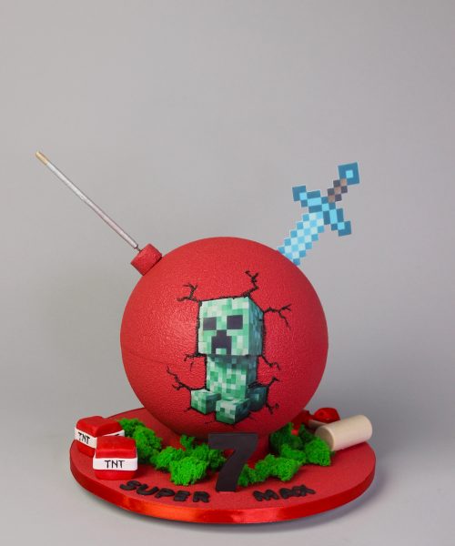 Торт Бомба Майнкрафт 3598