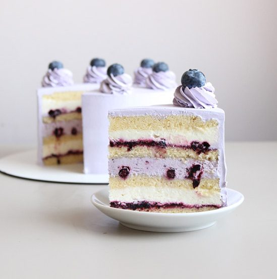 Лимонно-черничная